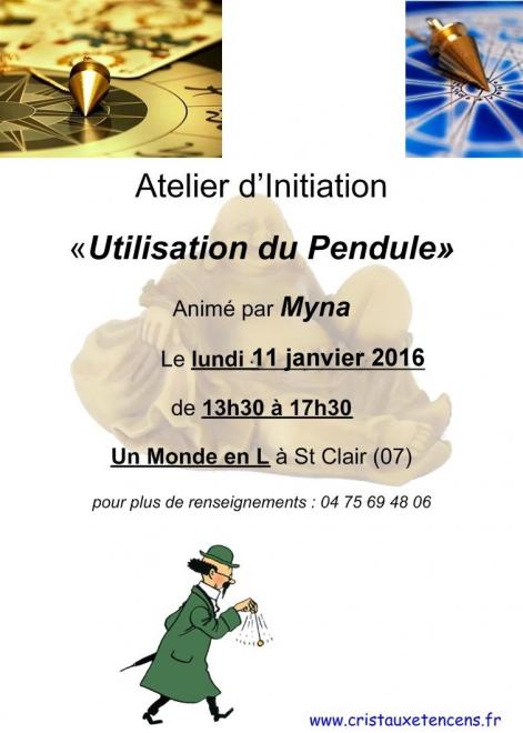 Affiche ateliers pendules 11 01 2016