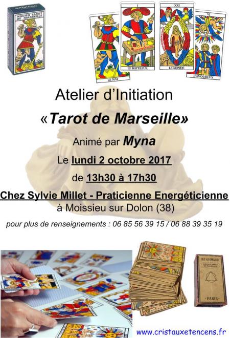 Affiche ateliers tarot marseille 02 10 2017