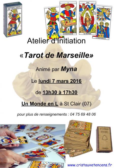 Affiche ateliers tarot marseille 07 03 2016