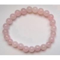 Bracelet Quartz Rose 8 mm