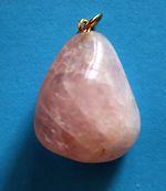 Pendentif Quartz Rose